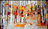 2011 Fall Birches painting